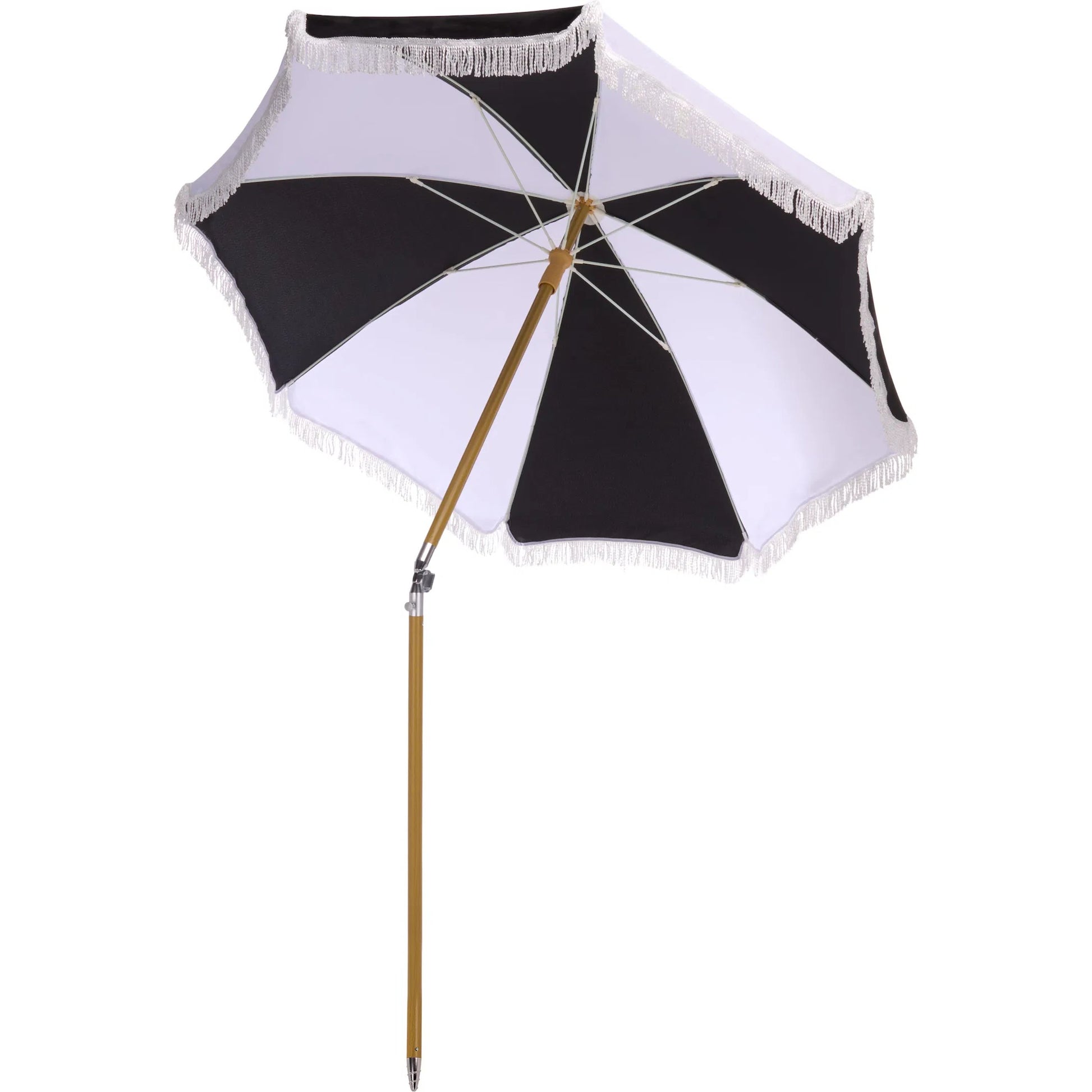 Roane Beach Umbrella by HedgeApple Essentials. Made from aluminum, 100% polyester in a unique style.
