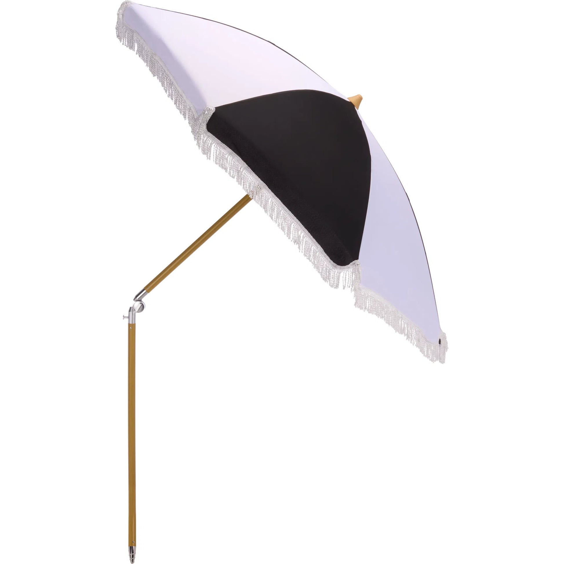 Roane Beach Umbrella by HedgeApple Essentials. Made from aluminum, 100% polyester in a unique style.