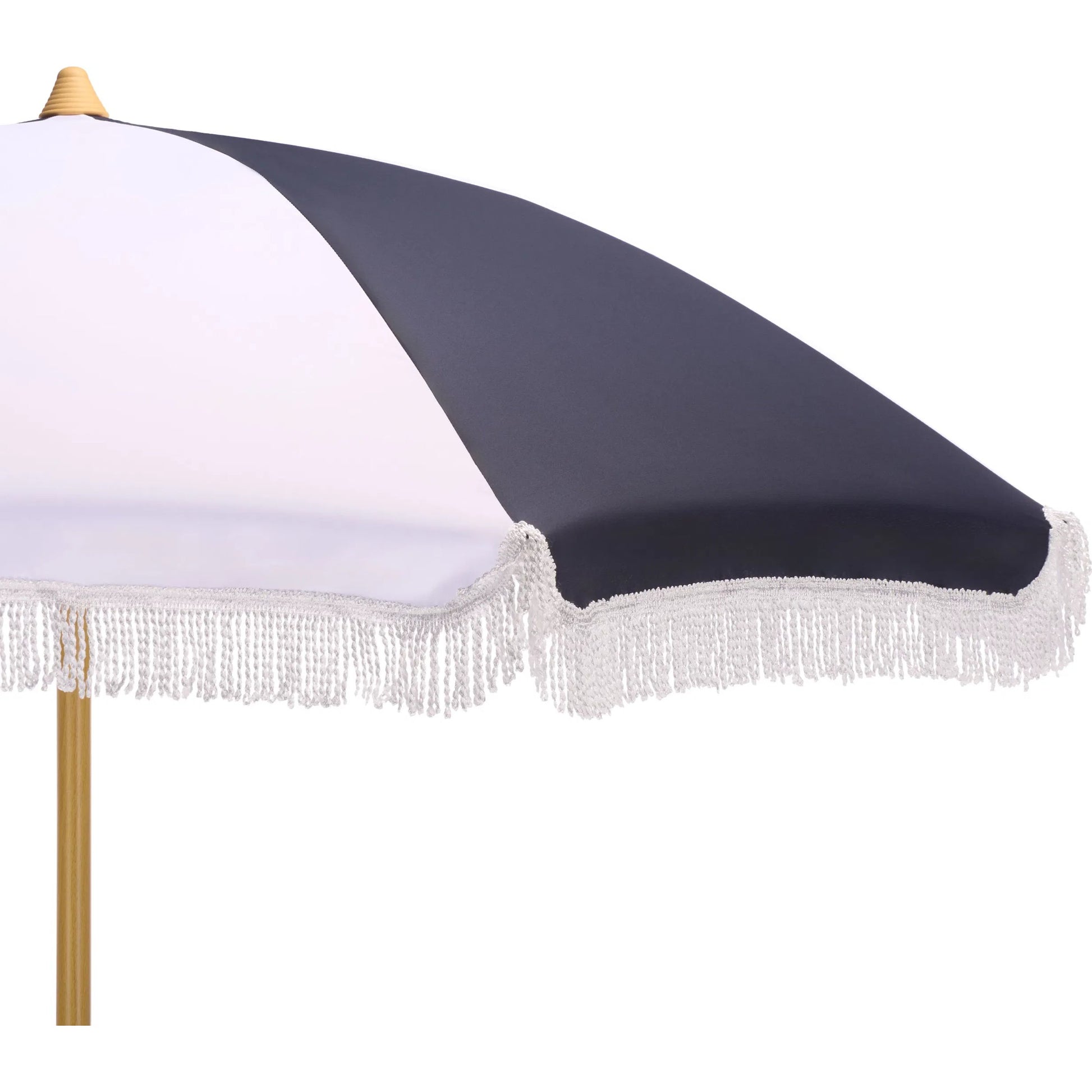 Roane Beach Umbrella by HedgeApple Essentials. Made from aluminum, 100% polyester in a unique style.