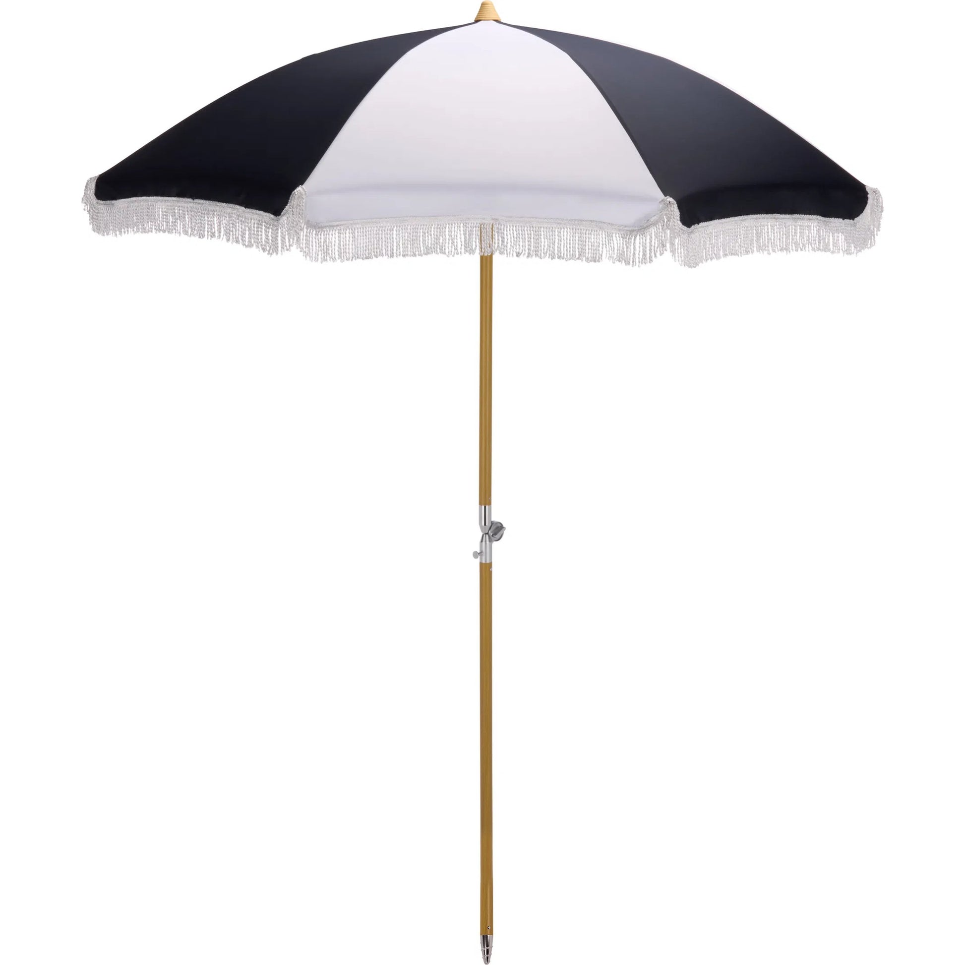 Roane Beach Umbrella by HedgeApple Essentials. Made from aluminum, 100% polyester in a unique style.