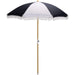 Roane Beach Umbrella by HedgeApple Essentials. Made from aluminum, 100% polyester in a unique style.