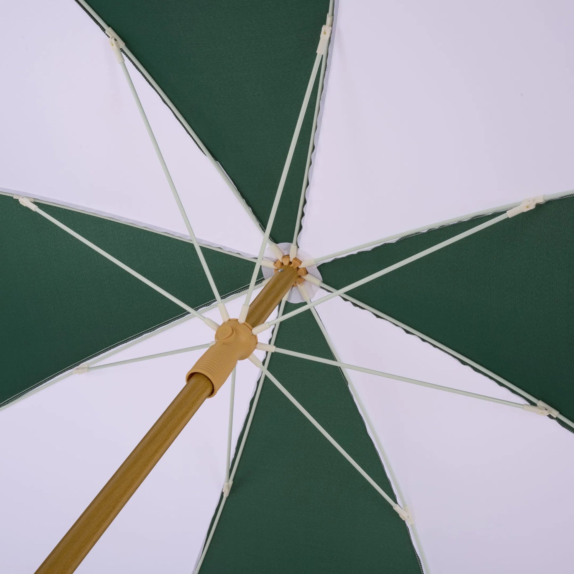 Roane Beach Umbrella by HedgeApple Essentials. Made from aluminum, 100% polyester in a unique style.