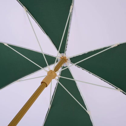 Roane Beach Umbrella by HedgeApple Essentials. Made from aluminum, 100% polyester in a unique style.