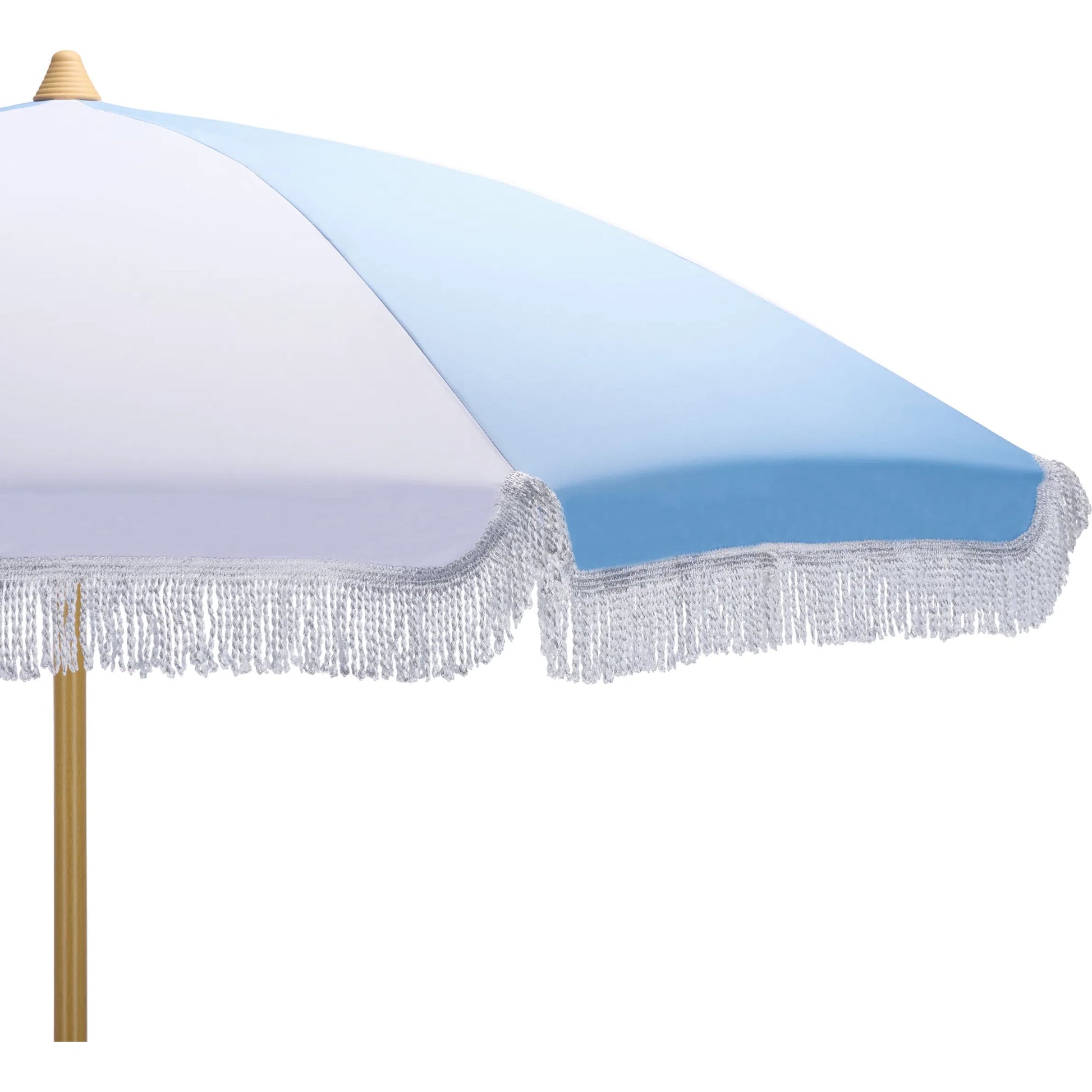 Roane Beach Umbrella by HedgeApple Essentials. Made from aluminum, 100% polyester in a unique style.