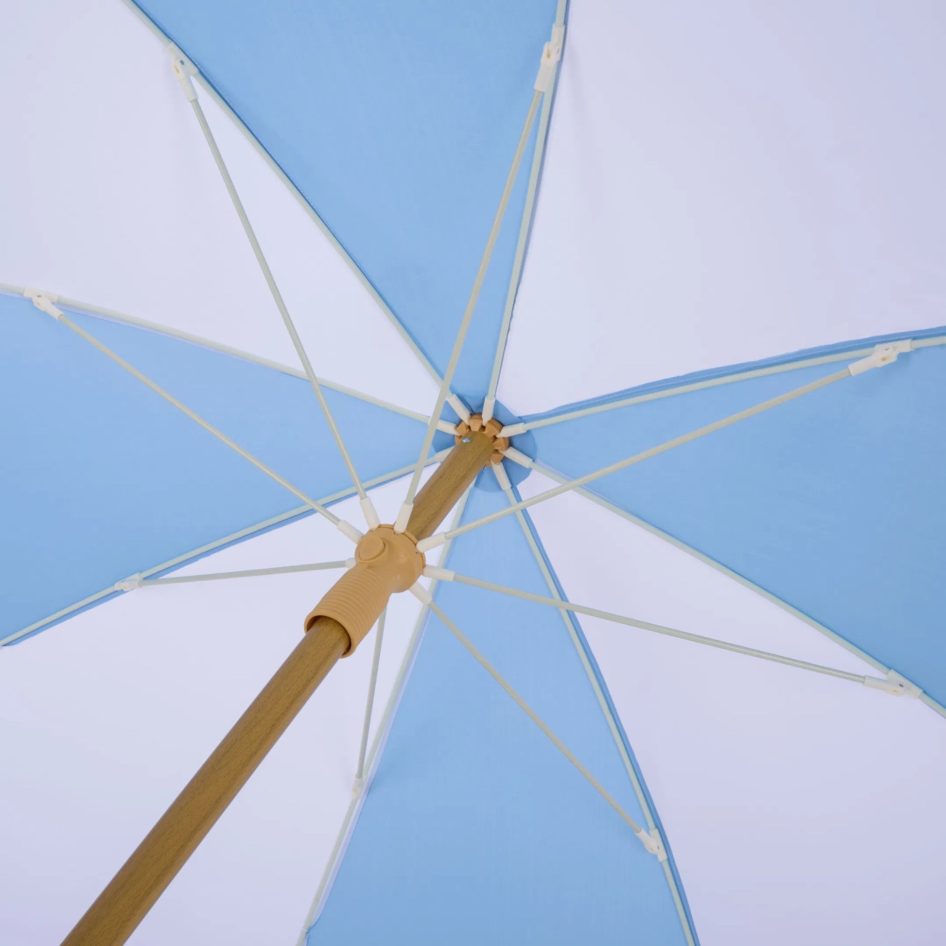 Roane Beach Umbrella by HedgeApple Essentials. Made from aluminum, 100% polyester in a unique style.