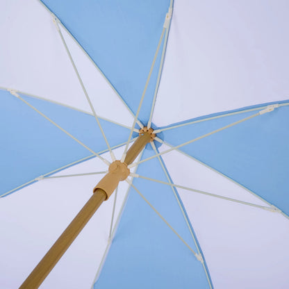 Roane Beach Umbrella by HedgeApple Essentials. Made from aluminum, 100% polyester in a unique style.