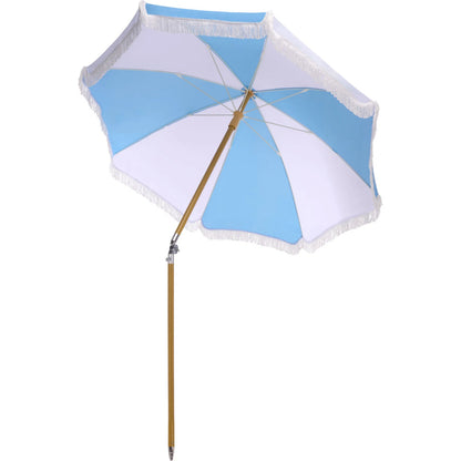 Roane Beach Umbrella by HedgeApple Essentials. Made from aluminum, 100% polyester in a unique style.