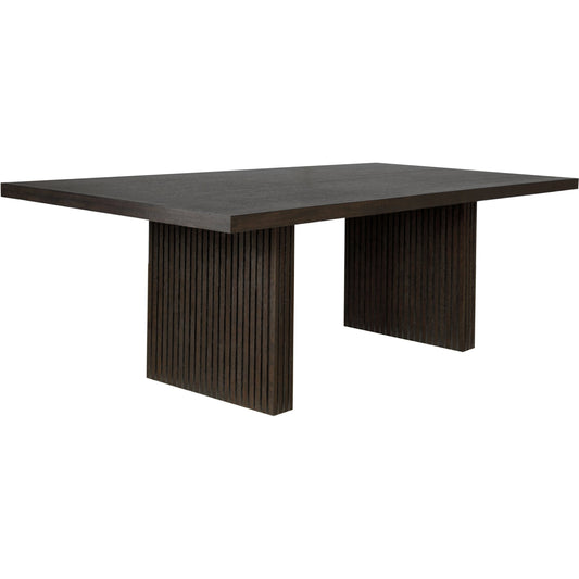 Patterson Dining Table by Worlds Away in dark espresso. Made from unique in a modern style.