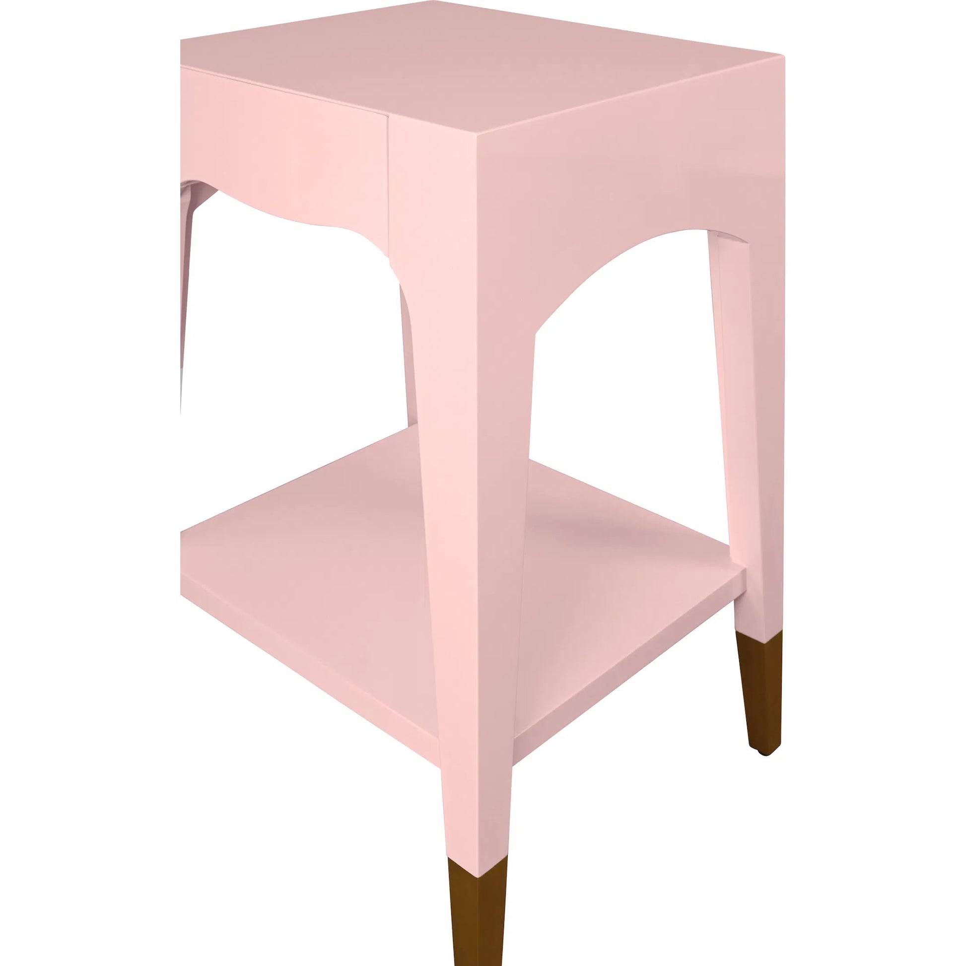 Patti Tapered Leg One Drawer Side Table by Worlds Away. Made from unique in a unique style.