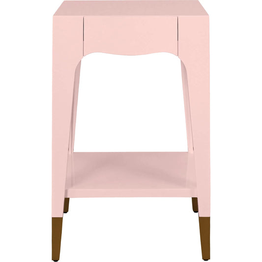 Patti Tapered Leg One Drawer Side Table by Worlds Away. Made from unique in a unique style.