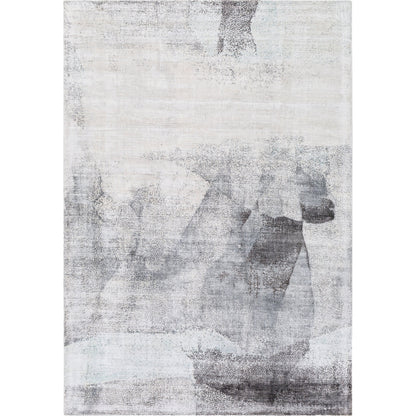 Park Avenue PAV-2303 Rug by Surya in slate, cream, light gray, gray, black. Made from 100% viscose in a unique style.