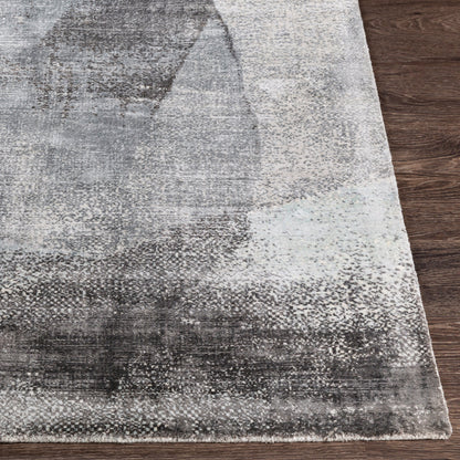 Park Avenue PAV-2303 Rug by Surya in slate, cream, light gray, gray, black. Made from 100% viscose in a unique style.