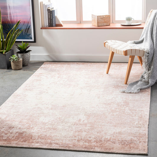 Park Avenue Rug - 26522 by Surya in beige, tan, dusty pink, lavender, dark red, off-white. Made from 100% viscose in a unique style.