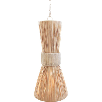 Pax Elongated Hourglass Wrapped Pendant by Worlds Away in brown. Made from unique in a rustic style.