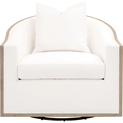 Paxton Swivel Club Chair by Essentials For Living. Made from unique in a transitional style.