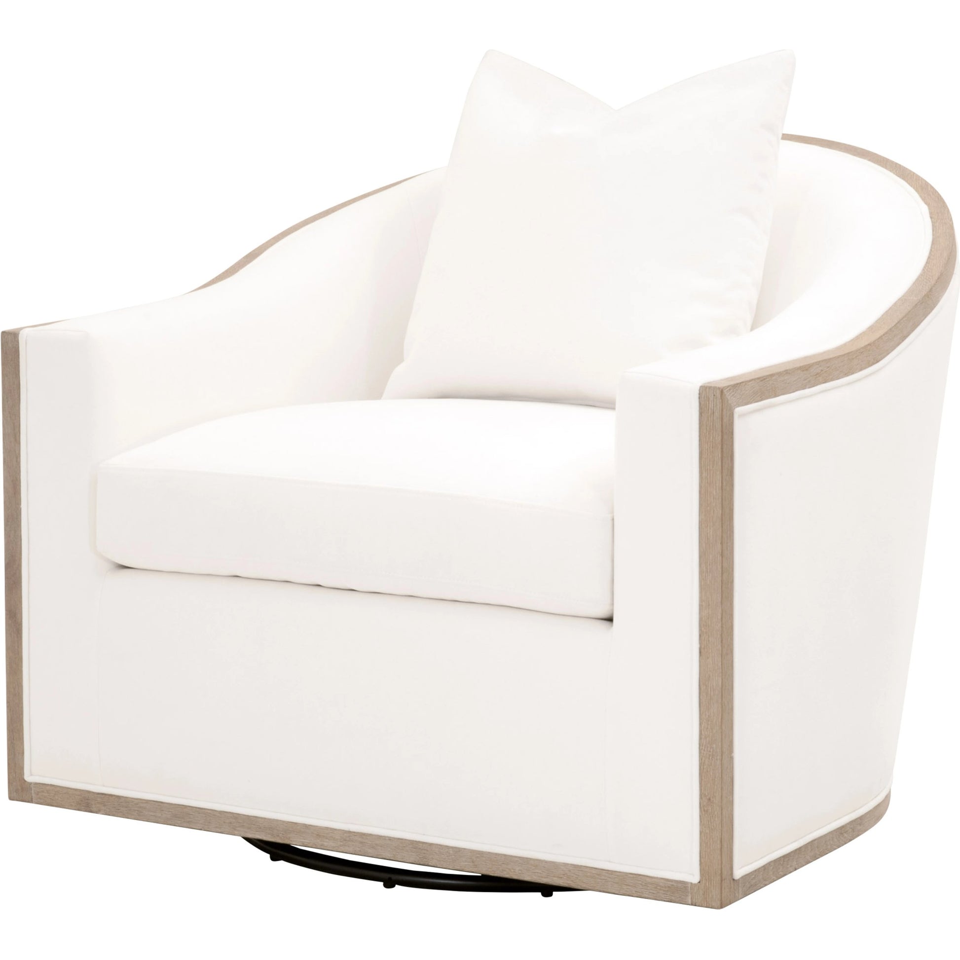 Paxton Swivel Club Chair by Essentials For Living. Made from unique in a transitional style.