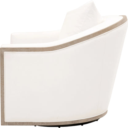 Paxton Swivel Club Chair by Essentials For Living. Made from unique in a transitional style.