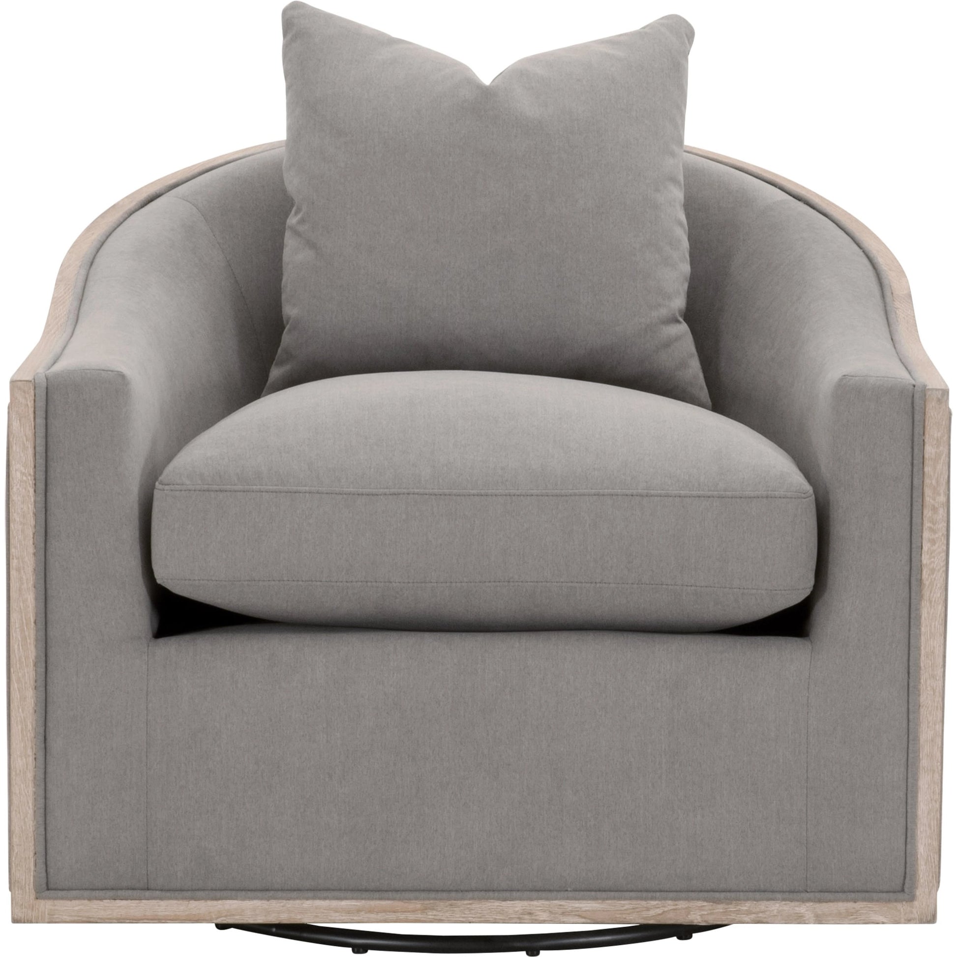Paxton Swivel Club Chair by Essentials For Living. Made from unique in a transitional style.
