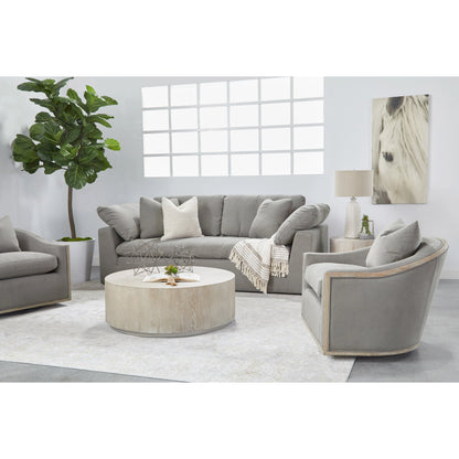 Paxton Swivel Club Chair by Essentials For Living. Made from unique in a transitional style.