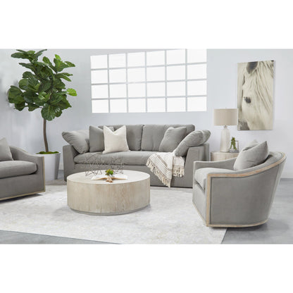 Paxton Swivel Club Chair by Essentials For Living. Made from unique in a transitional style.