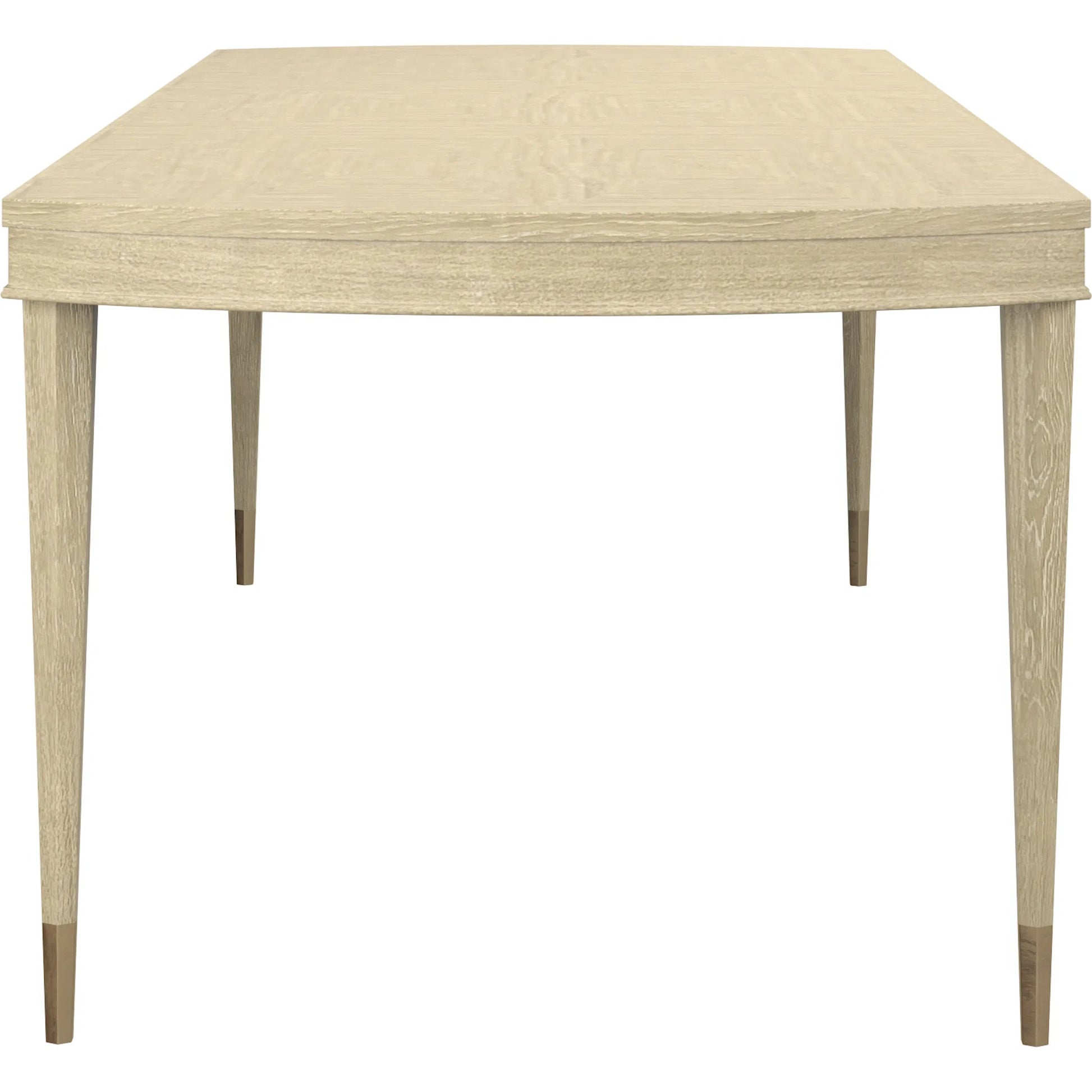 Eave Rectangular Dining Table by A.R.T. Furniture in sundrenched oak. Made from parawood solids, white oak veneer in a transitional style.