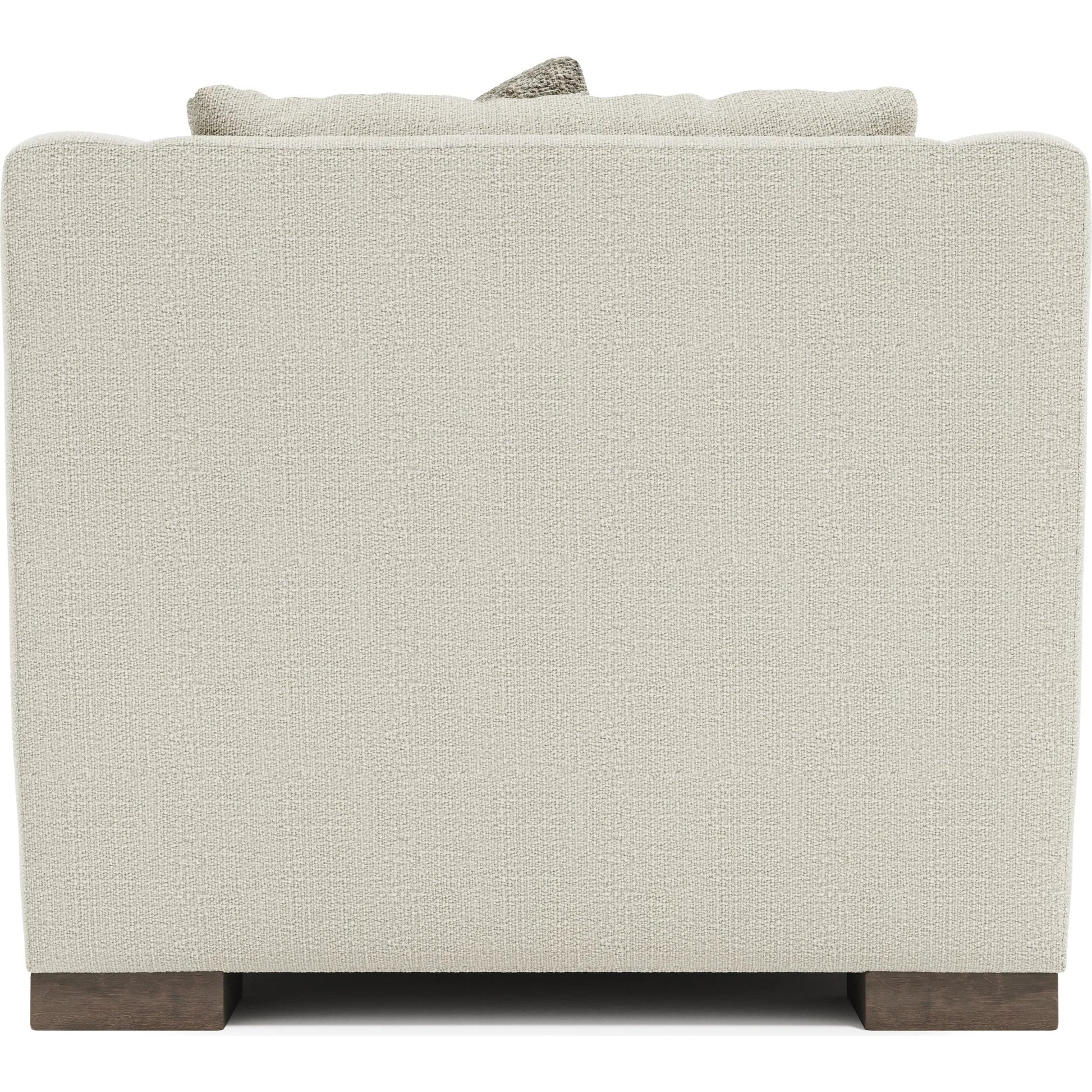 Gabi Boucle Fabric Chair by Bernhardt in cream. Made from fabric in a unique style.
