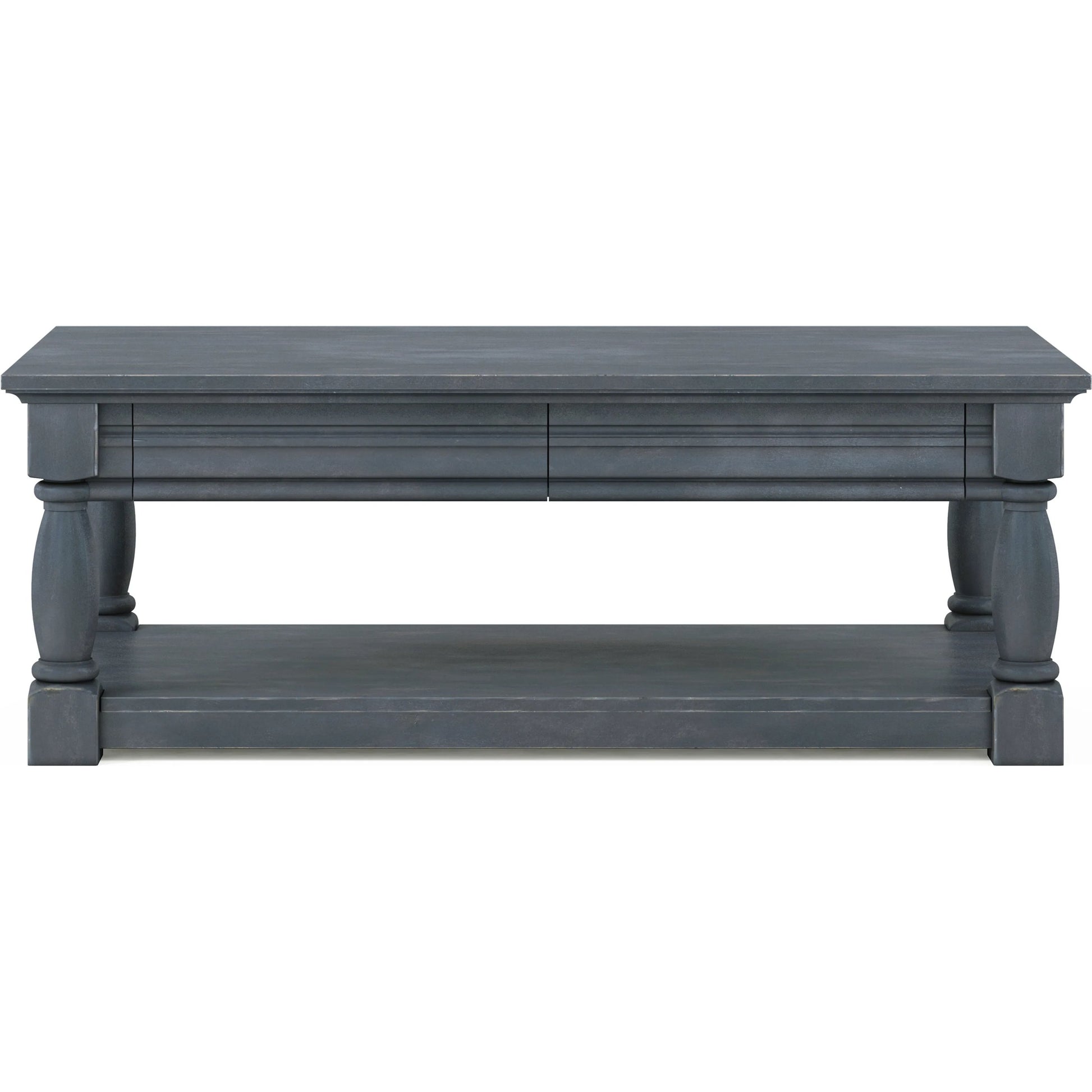 Alcove Cocktail Table by A.R.T. Furniture in slate. Made from acacia solids, maple veneers in a transitional style.