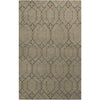 Medium Brown, Teal, Sage / 2' x 3'