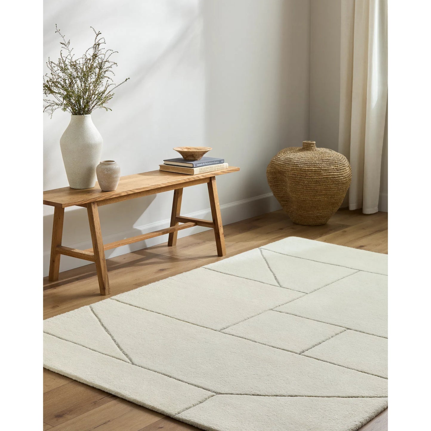 006 SI-2257967,SI-2257968 | Lifestyle | Portobello PBO-2316 Rug by Livabliss in ivory, charcoal. Made from wool in a unique style.