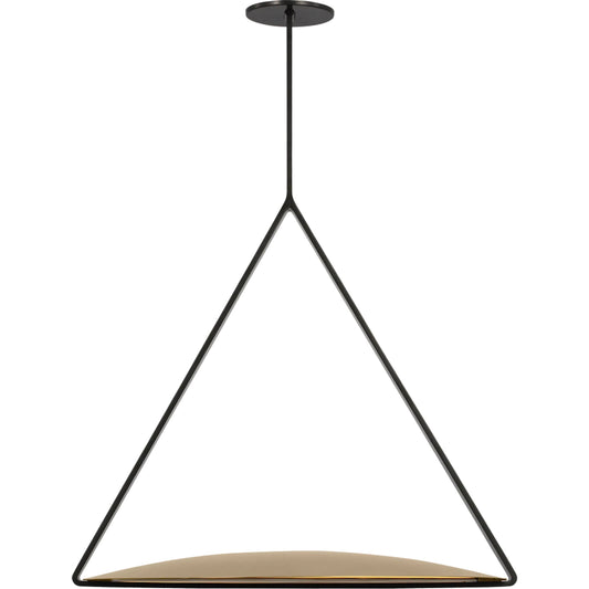 Cymbal X-Large Pendant by Visual Comfort & Co.. Made from brass in a modern style.