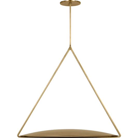 Cymbal X-Large Pendant by Visual Comfort & Co.. Made from brass in a modern style.
