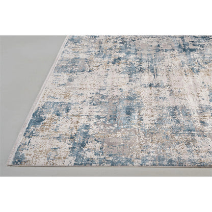 Cadiz Rug - 3891F by Feizy in ivory, tan, blue. Made from viscose, acrylic in a unique style.