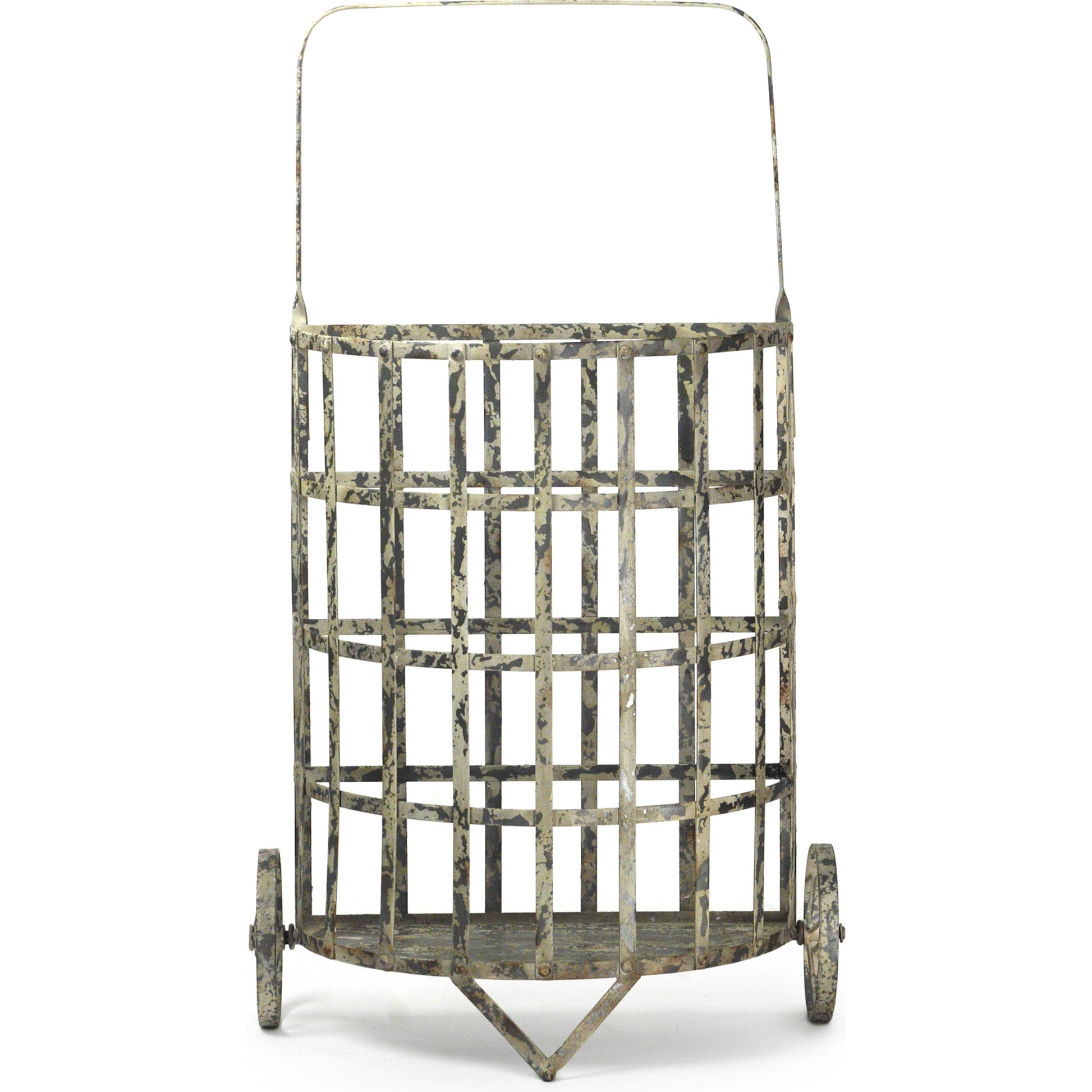 Iron Cart by Zentique in rustic zinc and iron. Made from iron in a cottage & farmhouse style.