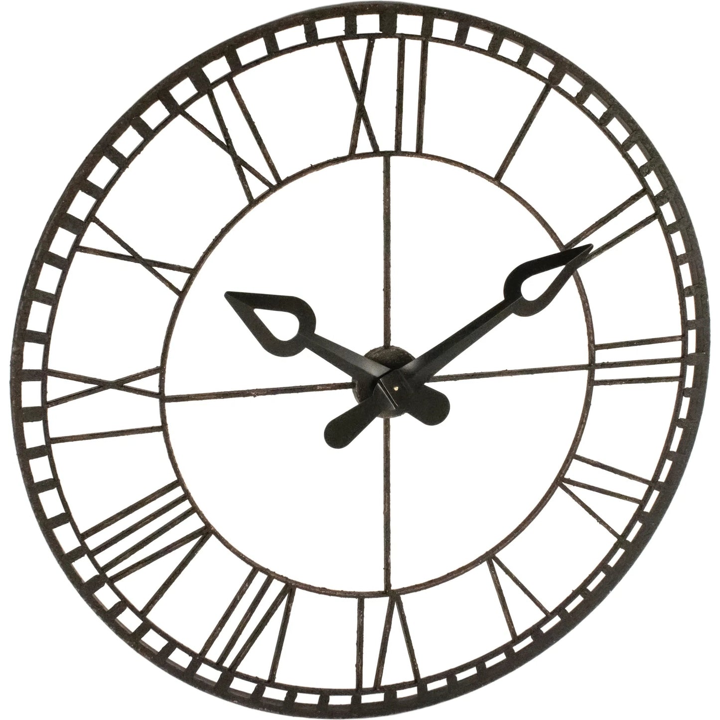 001 SI-2448867 | Primary Silo | Distressed Iron Wall Clock by Zentique in distressed iron. Made from iron in a cottage & farmhouse style.
