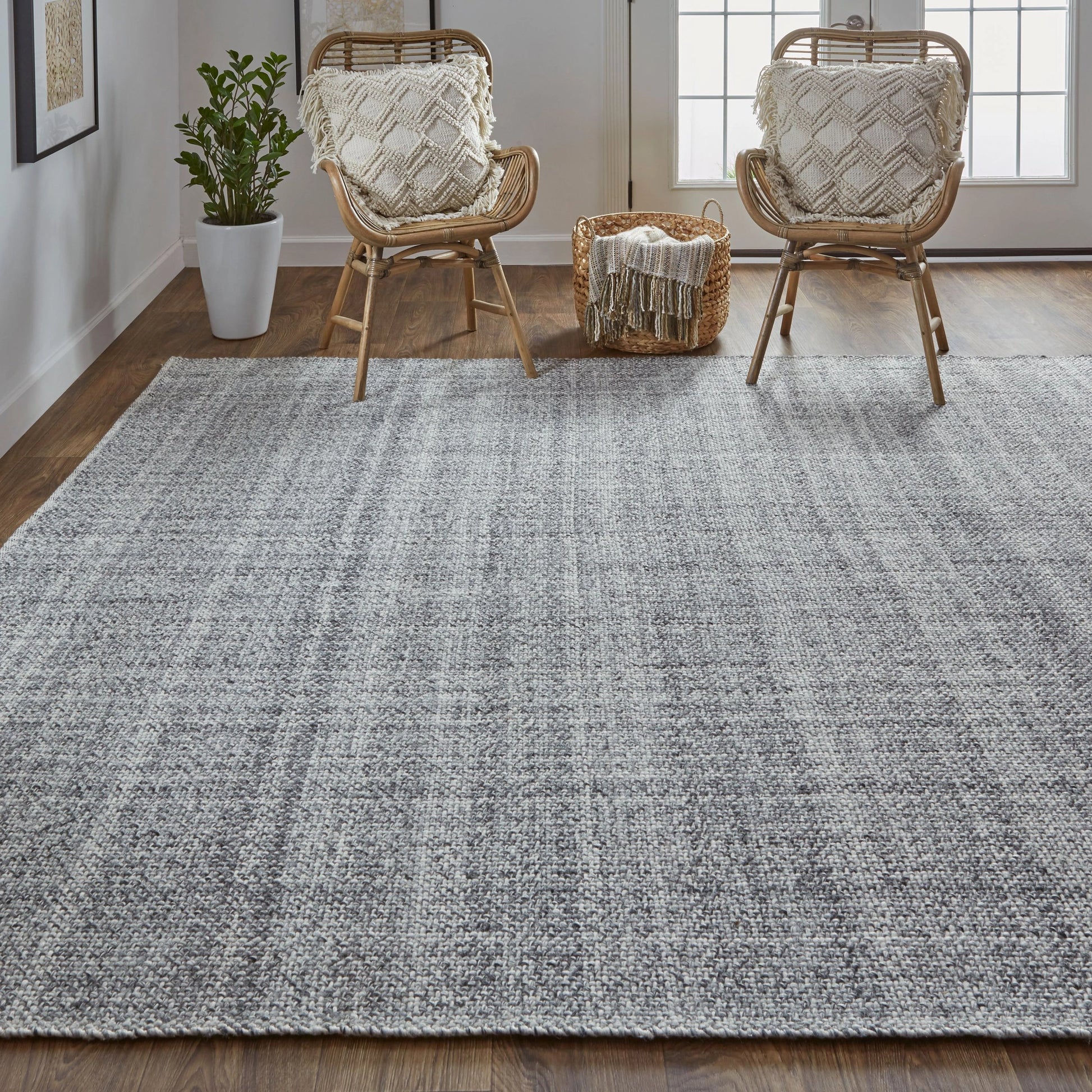 Naples Transitional Solid Rug - 0751F by Feizy. Made from polyester in a unique style.