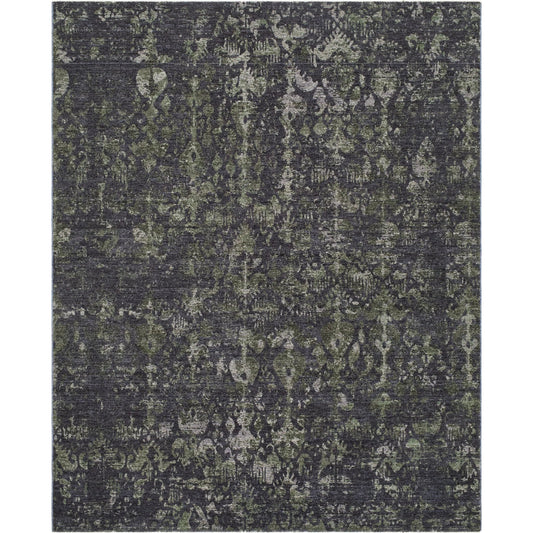 Pacific PCF-2306 Rug by Livabliss in charcoal, olive, slate, ash gray. Made from polyester in a unique style.