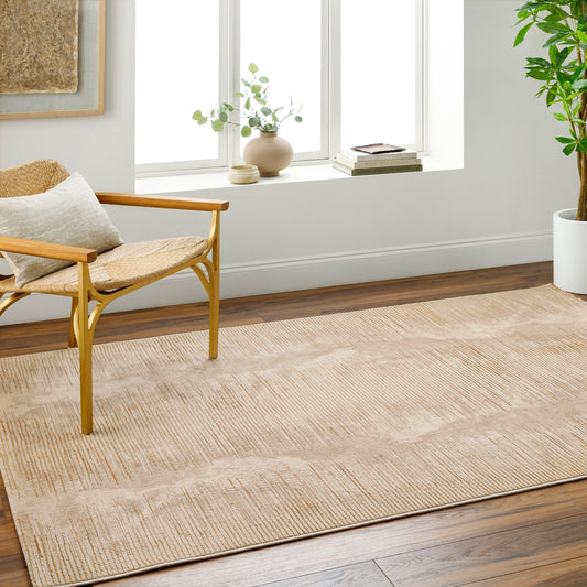 Perception Rug - 487289 by Livabliss in tan, metallic gold, light brown. Made from face: 65% polypropylene, 35% polyester, warp: 100% jute in a unique style.