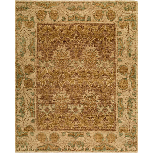 Picasso PCS-2302 Rug by Surya in olive, sandstone, teal, mustard, ivory. Made from wool in a unique style.