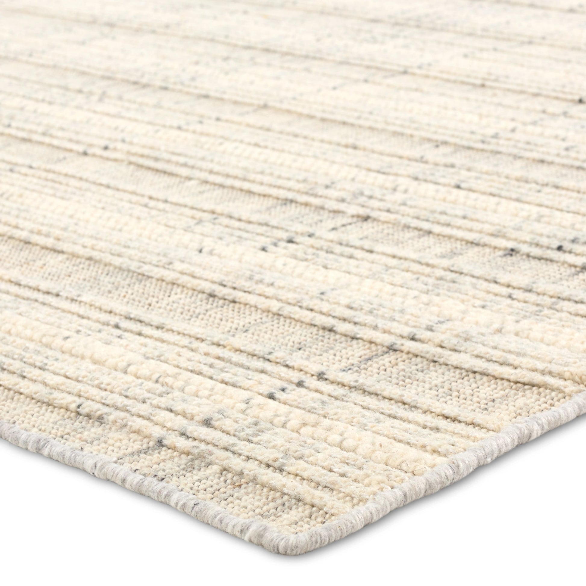Promontory Rug by Jaipur Living in cream, gray. Made from 100% wool in a unique style.