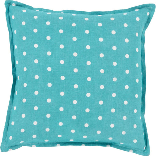 Polka Dot Pillow - 13258 by Surya. Made from 100% linen in a modern style.