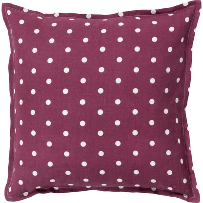 Polka Dot Pillow - 13258 by Surya. Made from 100% linen in a modern style.