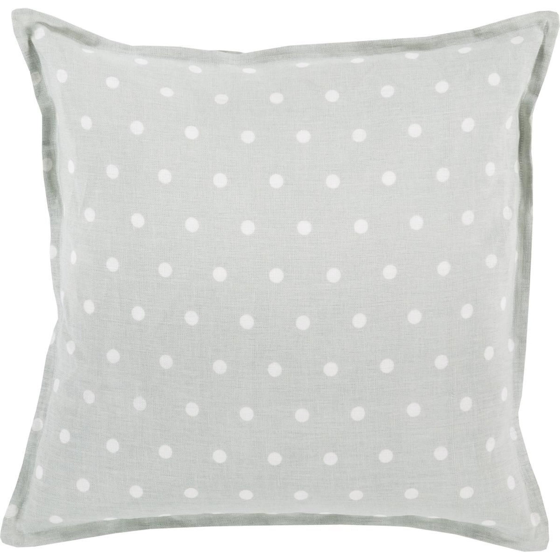 Polka Dot Pillow - 13258 by Surya. Made from 100% linen in a modern style.