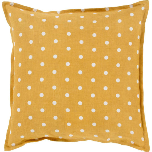 Polka Dot Pillow - 13258 by Surya. Made from 100% linen in a modern style.