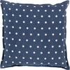 Navy, Ivory / Down Feather / 22" x 22"