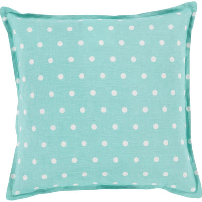 Polka Dot Pillow - 13258 by Surya. Made from 100% linen in a modern style.