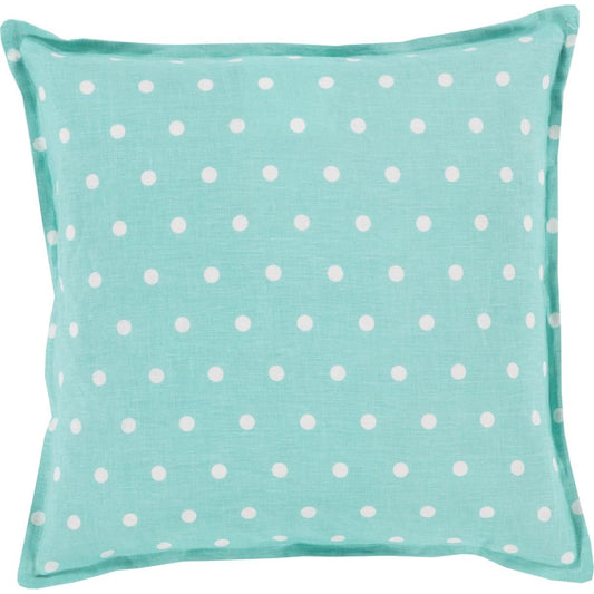 Polka Dot Pillow - 13258 by Surya. Made from 100% linen in a modern style.