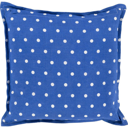 Polka Dot Pillow - 13258 by Surya. Made from 100% linen in a modern style.