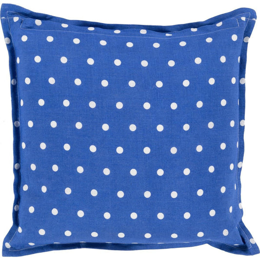 Polka Dot Pillow - 13258 by Surya. Made from 100% linen in a modern style.