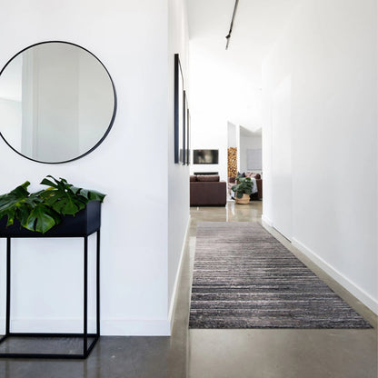 Micah Rug - 3337F by Feizy in black, gray. Made from polyester, polypropylene in a unique style.