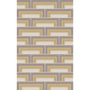 Mustard, Gray, Light Gray, Beige / 2' x 3'